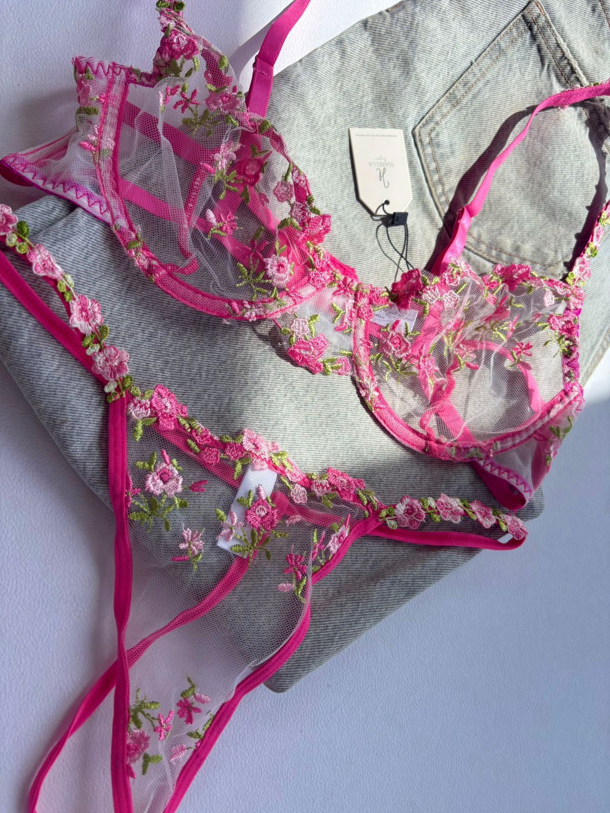 Conjunto de Lencería Fina