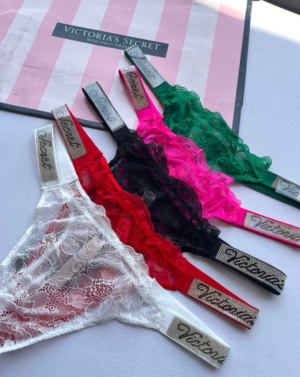 Colección Victoria Secret – Tanga VS Set 6 Piezas